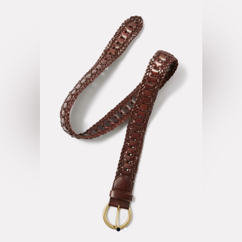 Evereve braided chocolate belt